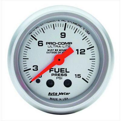 Auto Meter Ultra-Lite Mechanical Fuel Pressure Gauge - 4313